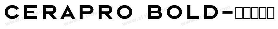 cerapro bold字体转换